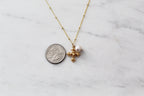 Coptic Cross & Pearl Necklace