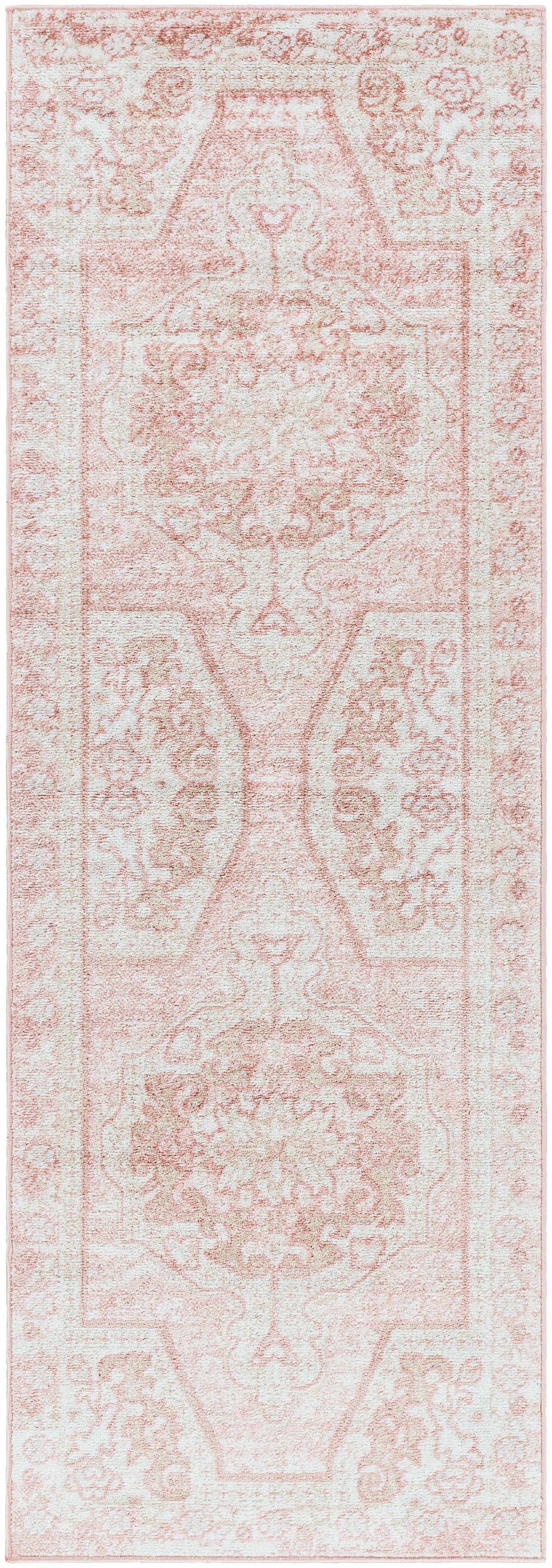 Snead Pink Floral Rug
