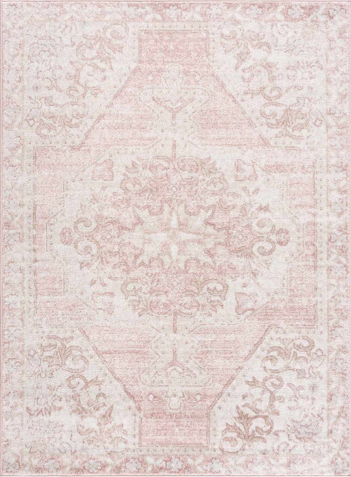 Snead Pink Floral Rug
