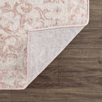 Snead Pink Floral Rug